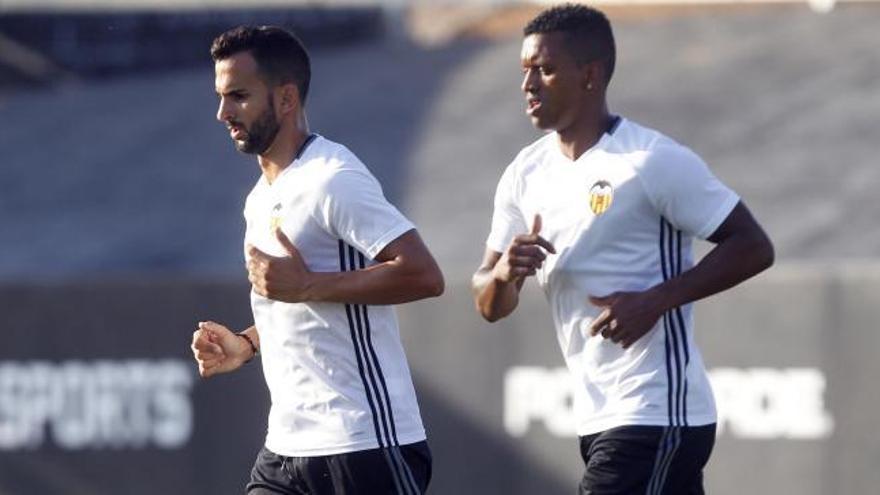 Nani y Montoya, primer entrenamiento en Paterna