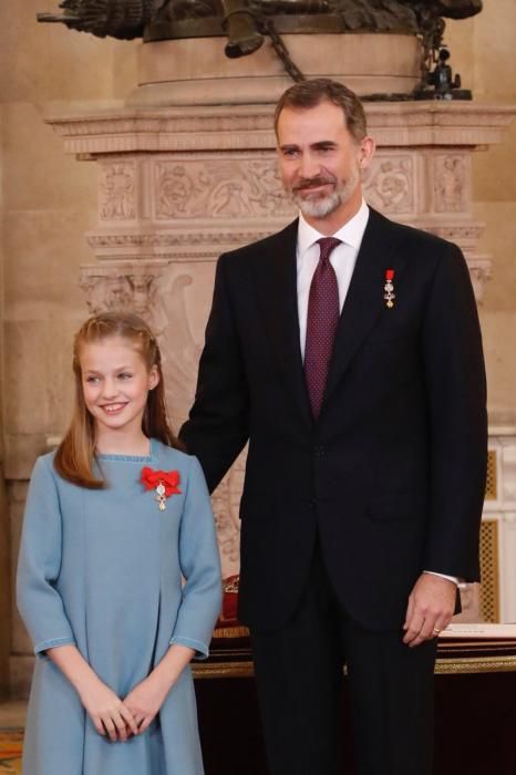 La Princesa Leonor recibe el Toisón de Oro