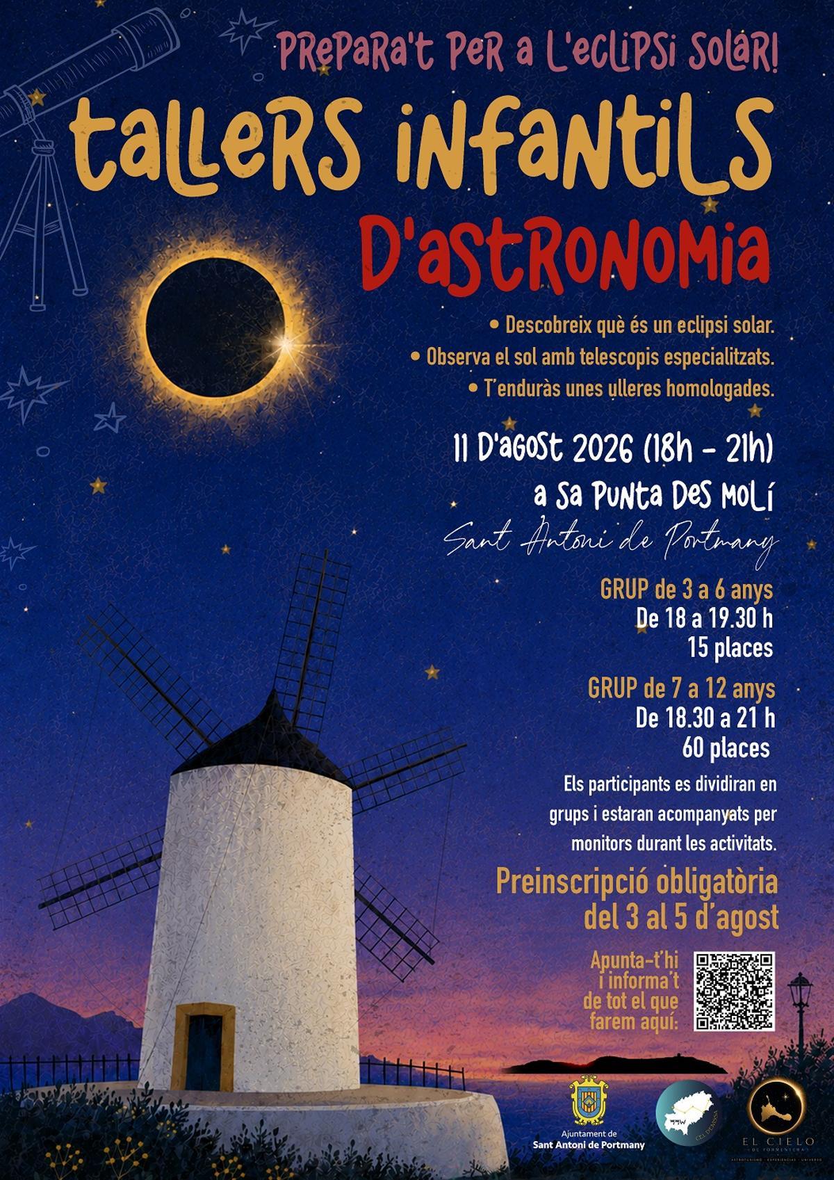 Cartel del taller de Sant Antoni