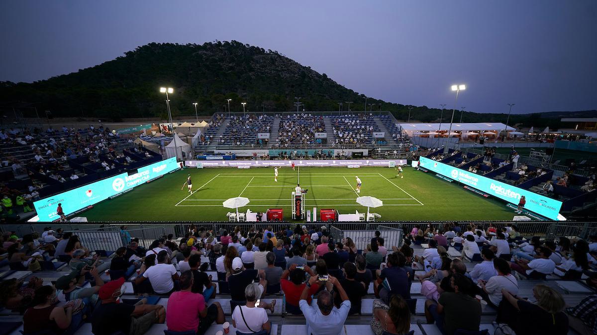 Vista de la pista central del Santa Ponça Country Club, sede del Mallorca Championships.