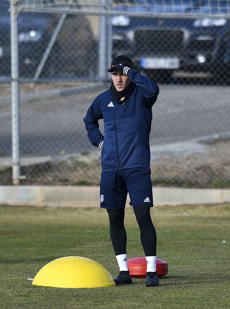 Sesión de entrenamiento del Real Zaragoza