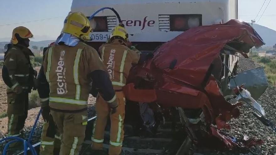 Accidente de tren en Novelda: cuatro muertos al ser arrollados
