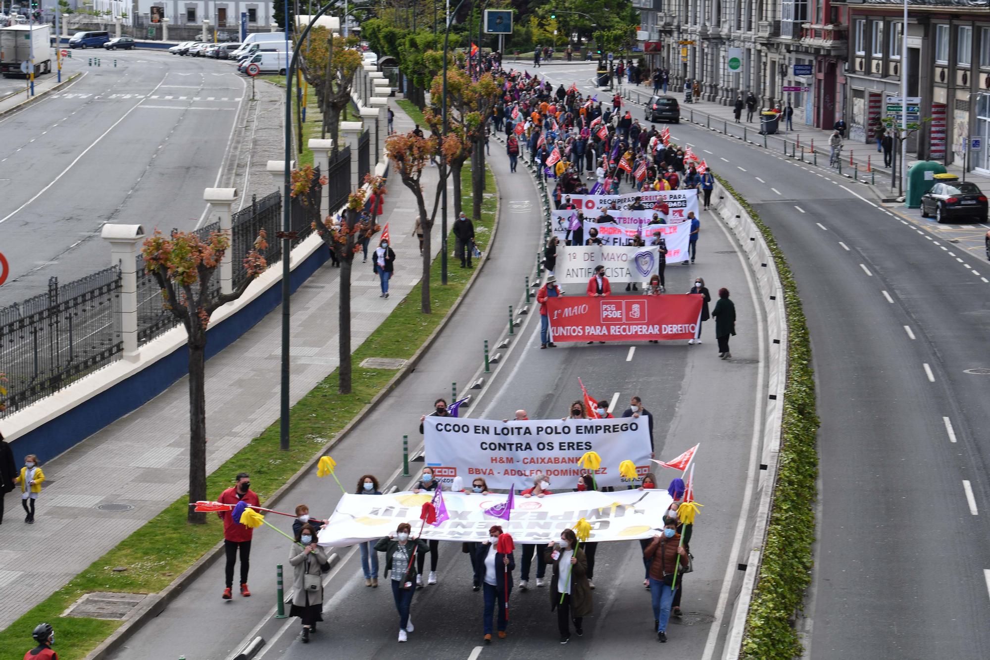Manifestación del 1 de mayo en A Coruña