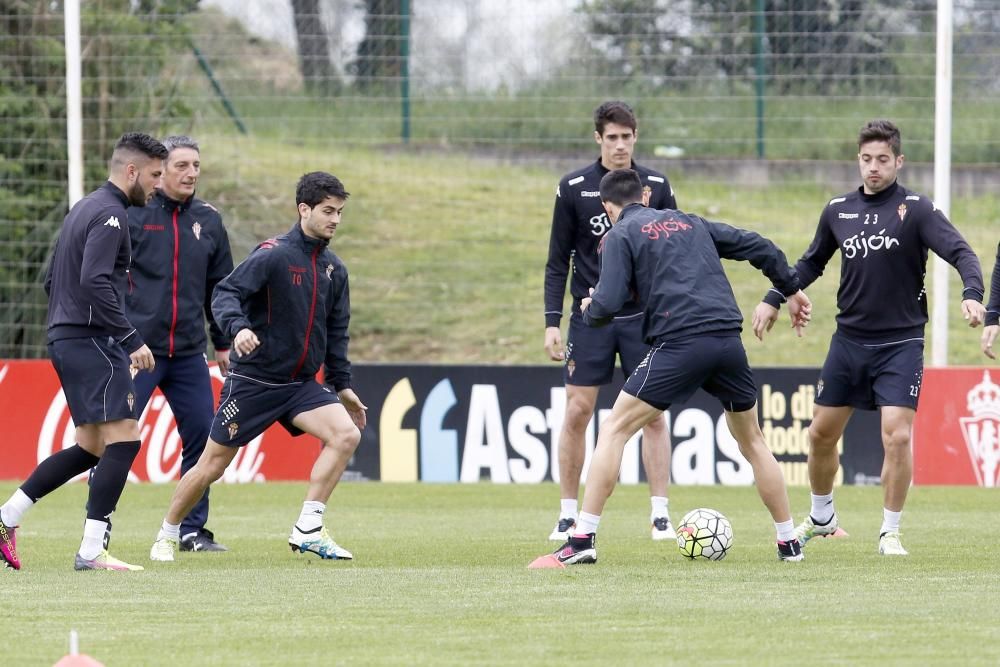 Entrenamiento del Sporting