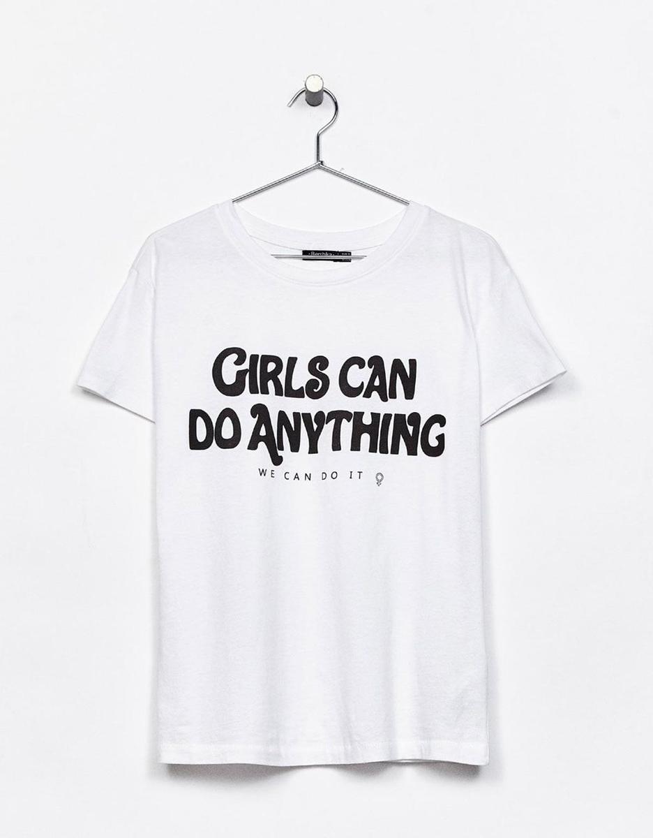 Camisetas Feministas: Girls can do anything