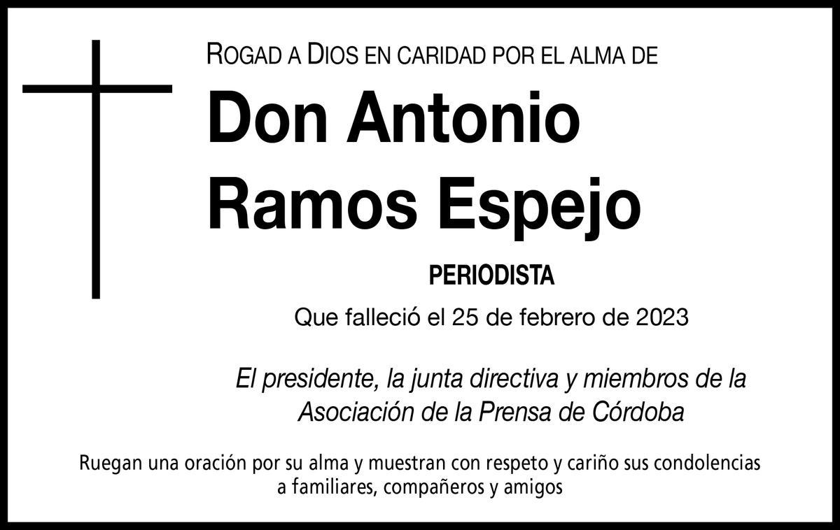 Antonio Ramos Espejo