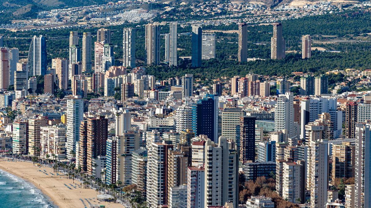 Edificios de viviendas en Benidorm.