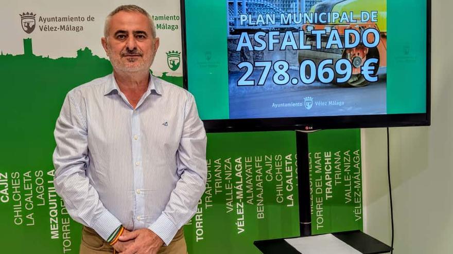 Vélez-Málaga anuncia un nuevo plan de asfaltado para 20 calles