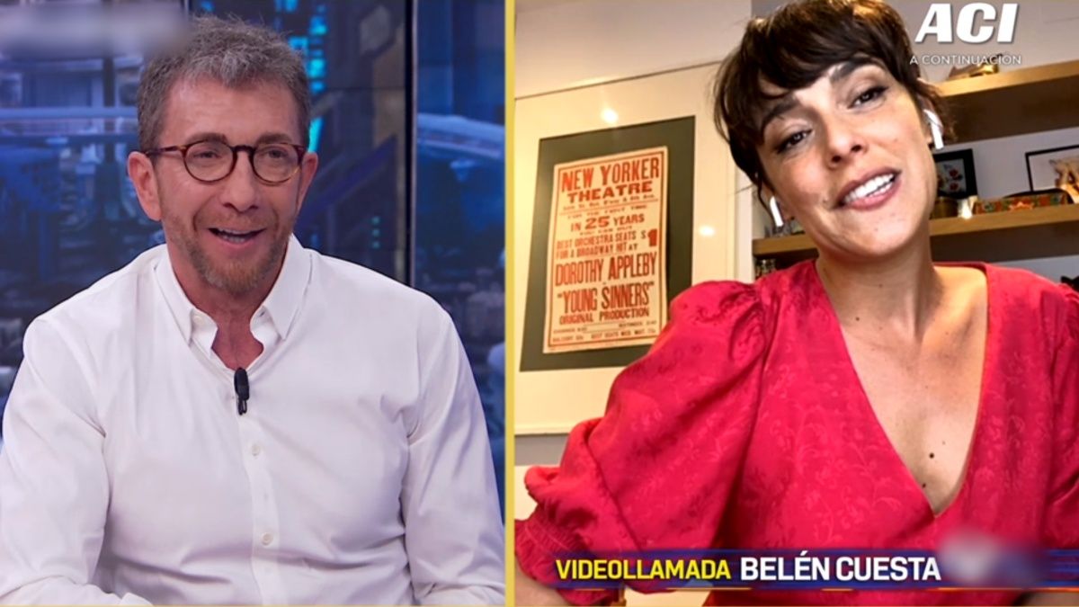 Pablo Motos y Belén Cuesta en 'El hormiguero'