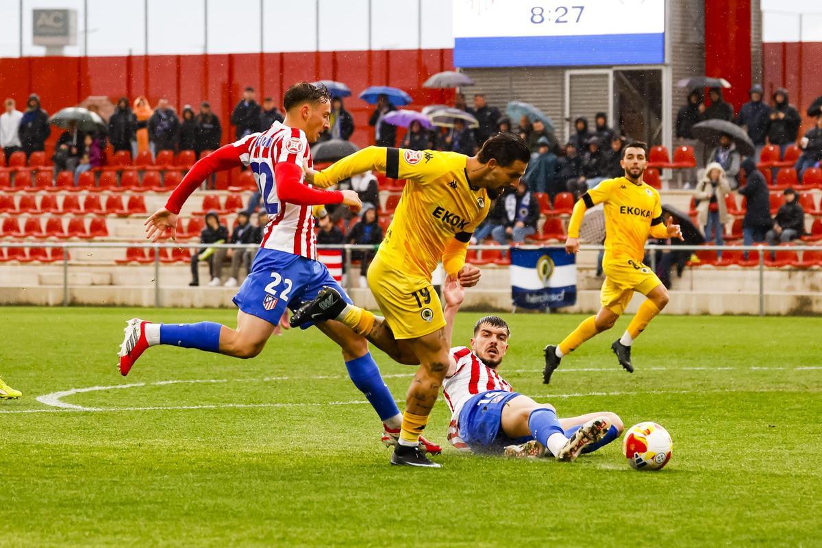 Las mejores imágenes del Atlético de Madrid B - Hércules CF