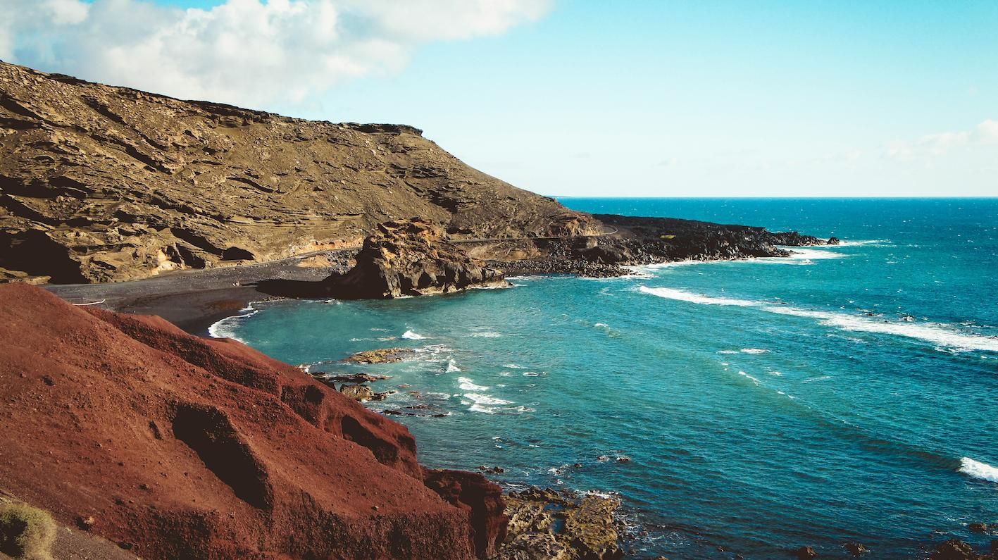 Un paisaje lleno de colores en Lanzarote
