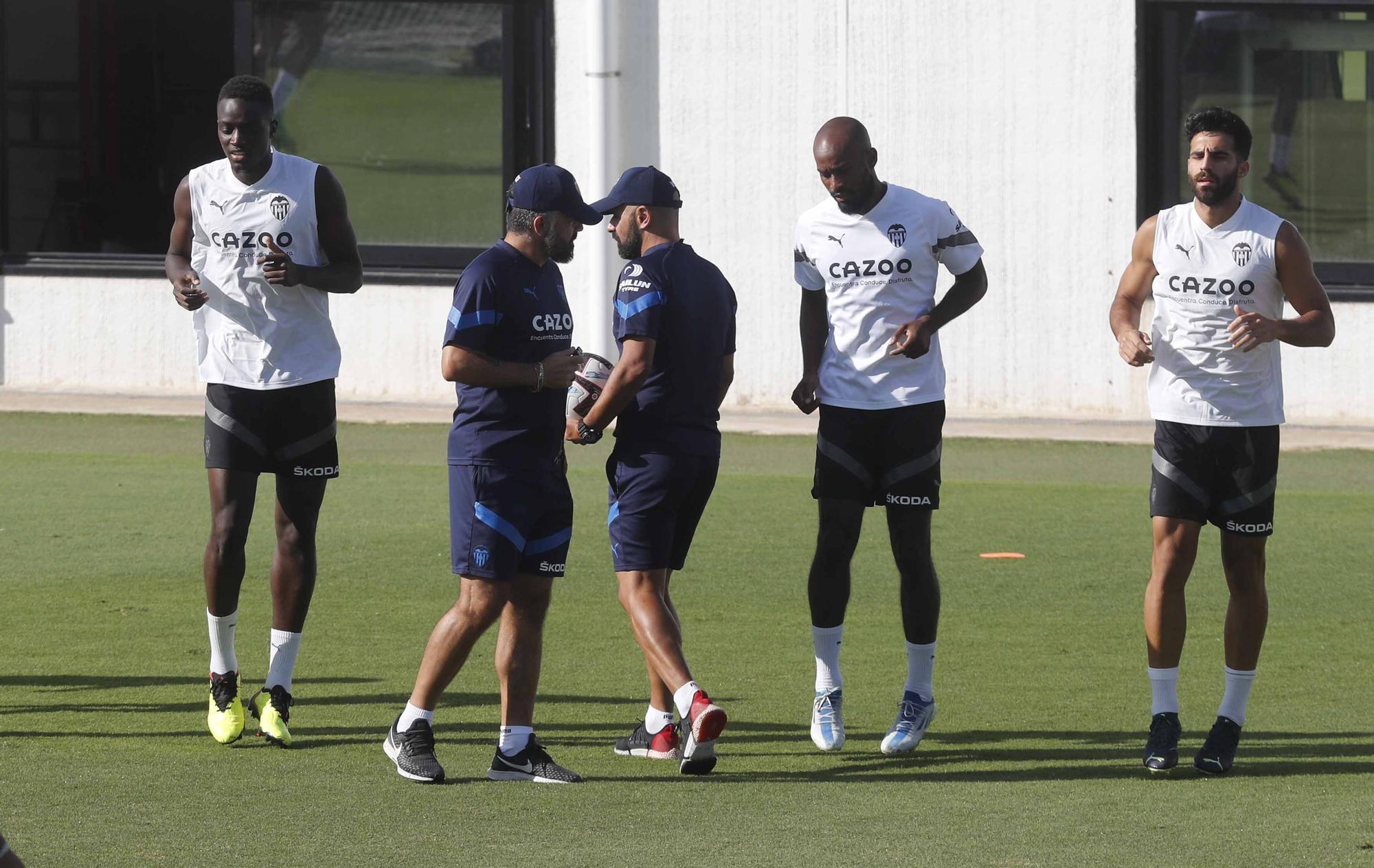 Entrenamiento previo a la segunda jornada de Laliga frente al Athletic de Bilbao