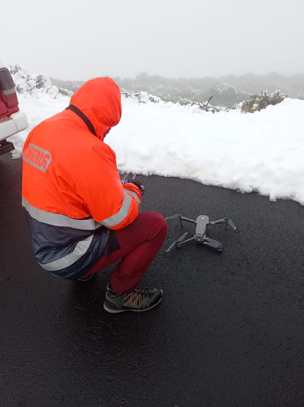 Un dron se incorpora a la búsqueda del hombre desaparecido en La Palma