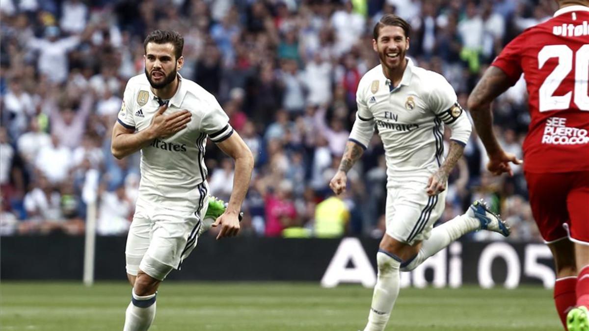 Nacho marcó un gol y vio una tarjeta