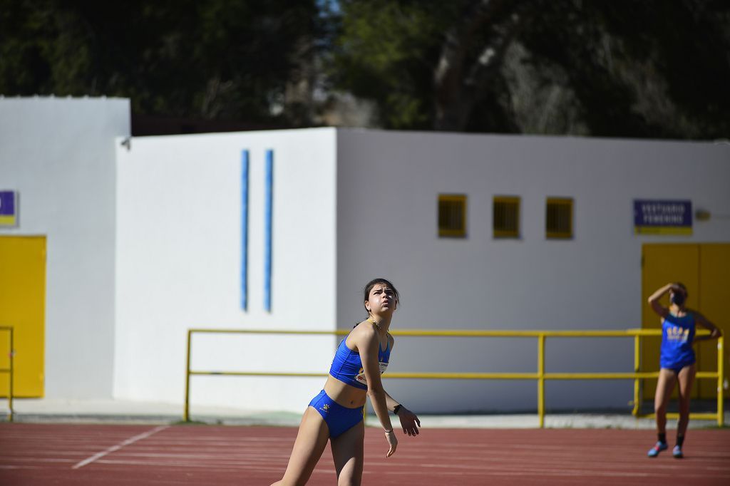 Atletismo nacional Máster sábado en la pista de Atletismo de Cartagena