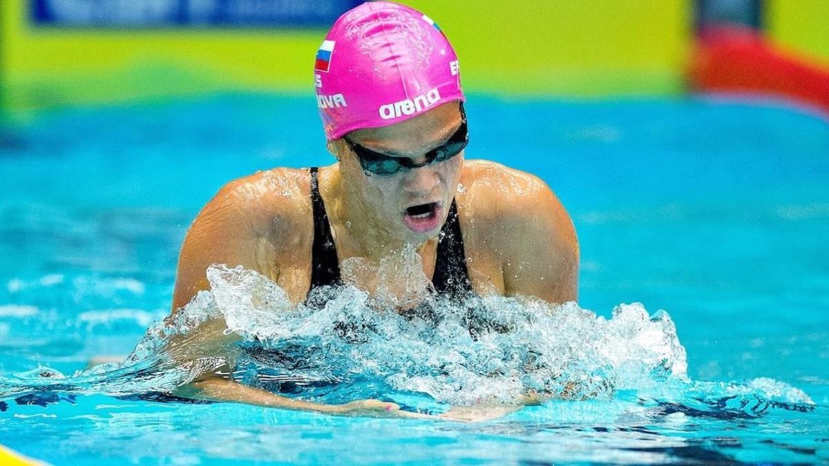 Yulia Efimova, campeona mundial en braza.