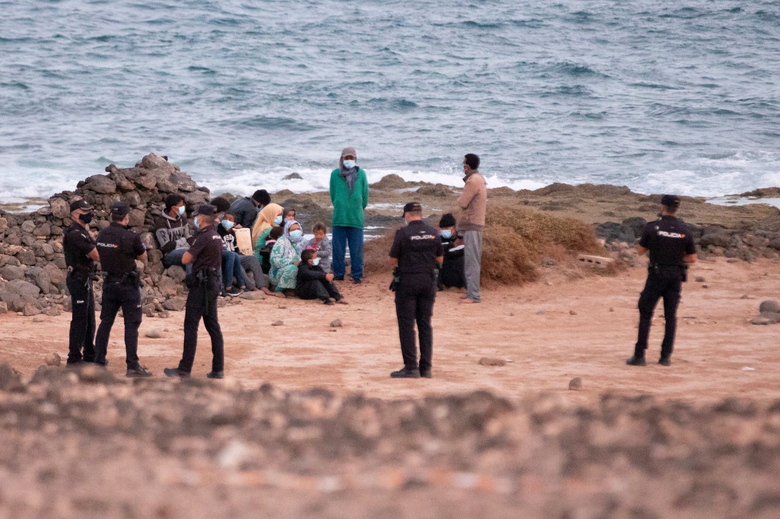 Una patera arriba a las costas de Fuerteventura