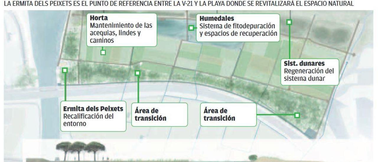 Alboraia creará un humedal en el plan de recuperación dels Peixets