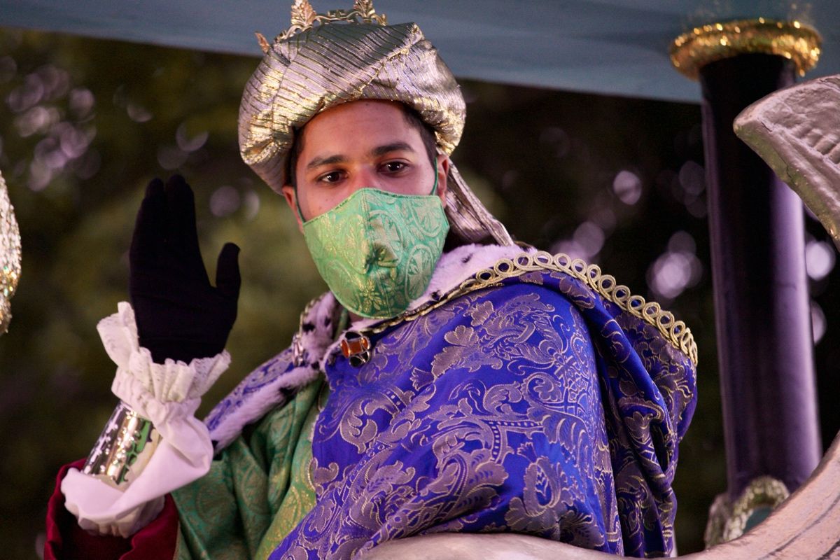 Cabalgata estática de los Reyes Magos en Murcia