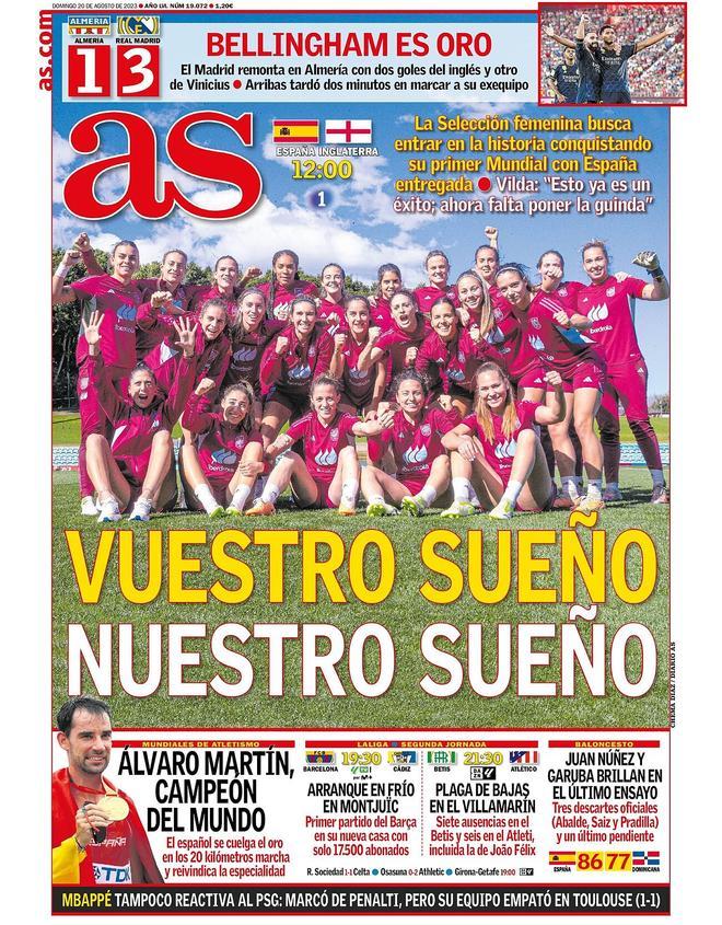 Las portadas de la prensa deportiva de hoy