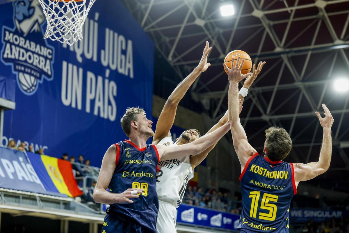 85-90. El Real Madrid tira de talento para someter a un batallador MoraBanc
