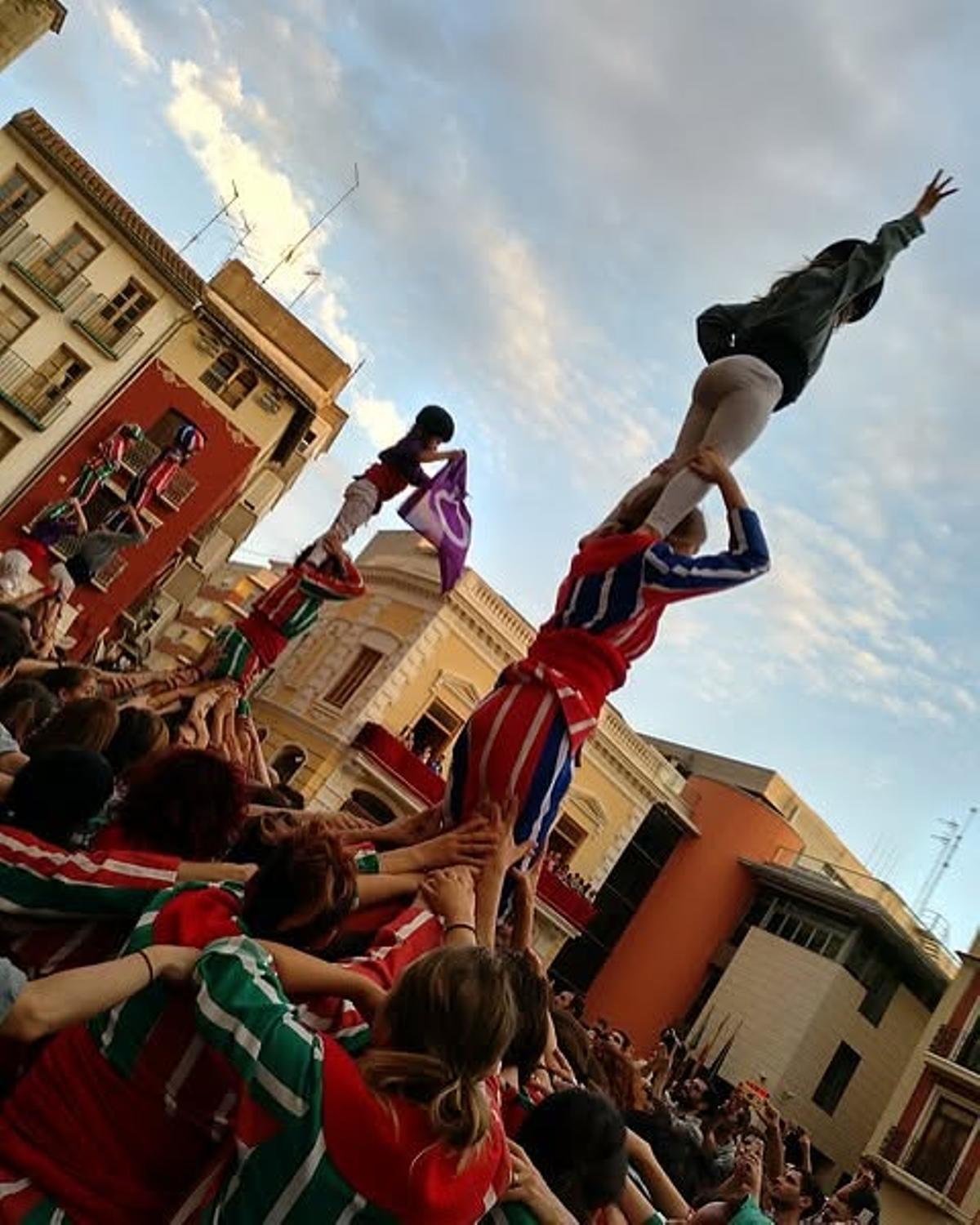 Una imagen de archivo de la Trobada de Muixerangues de Algemesí.