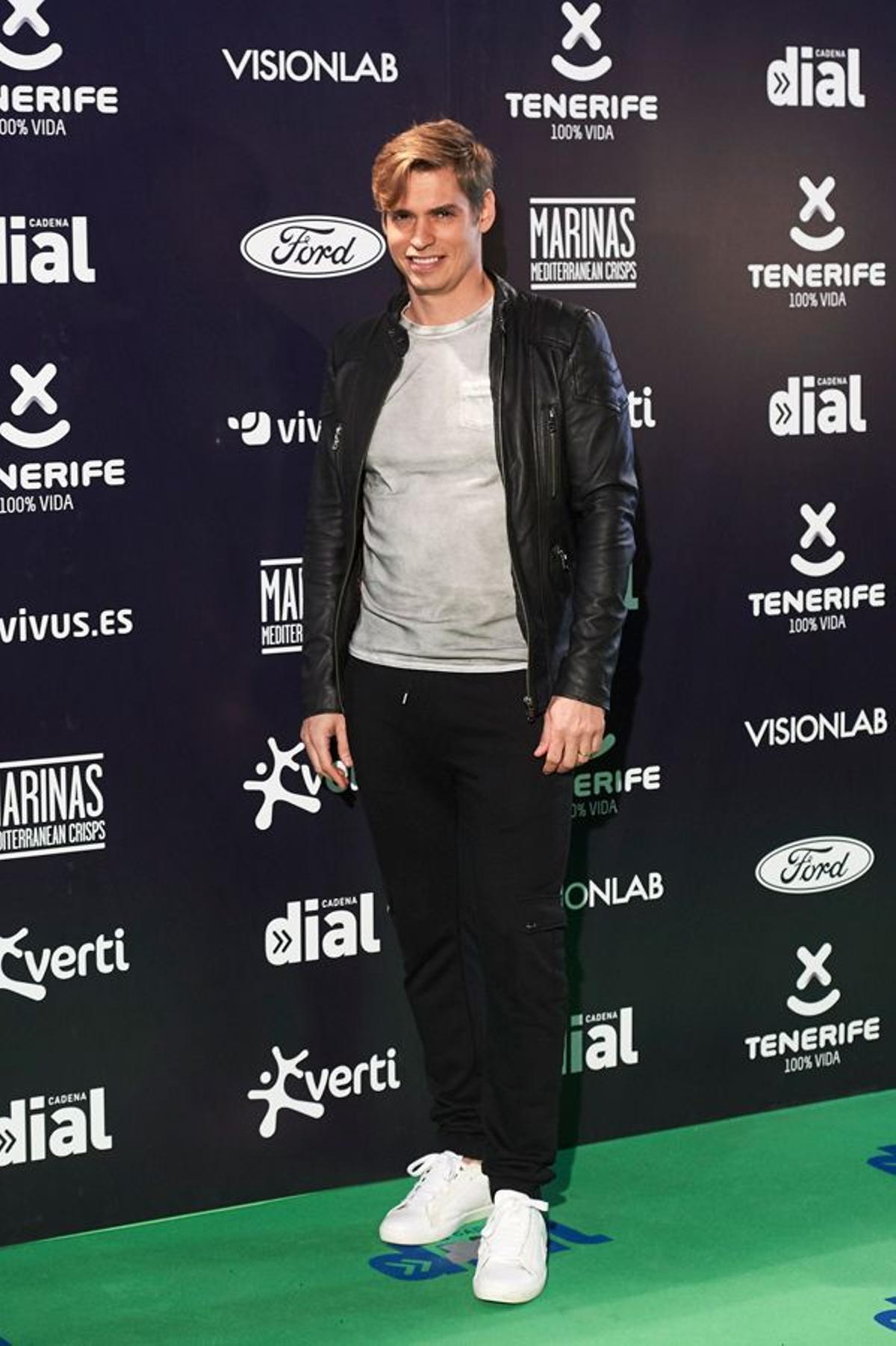 Carlos Baute en la gala de los premios Cadena Dial en Tenerife