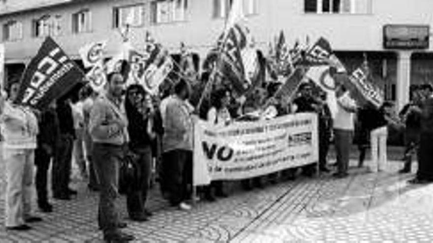 Protestas contra el convenio colectivo de la ONCE