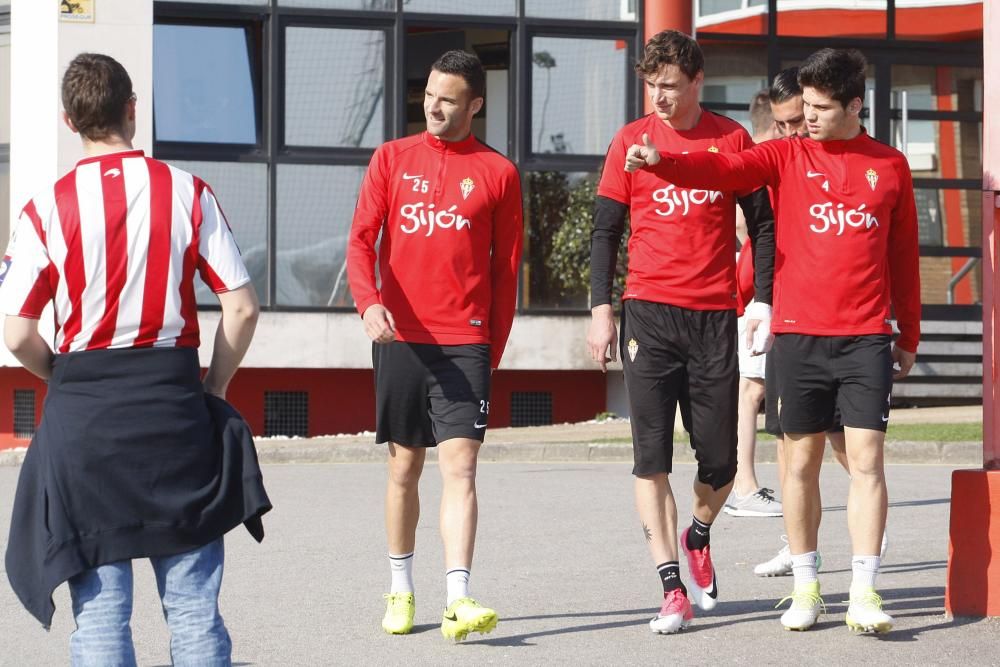 Entrenamiento del Sporting