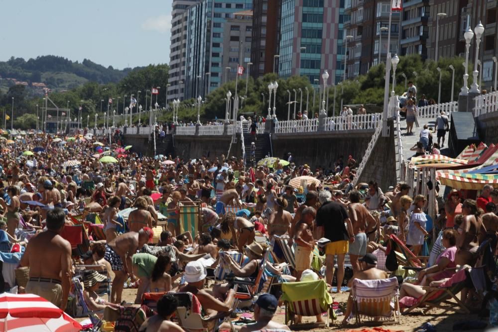 Día de playa en Asturias