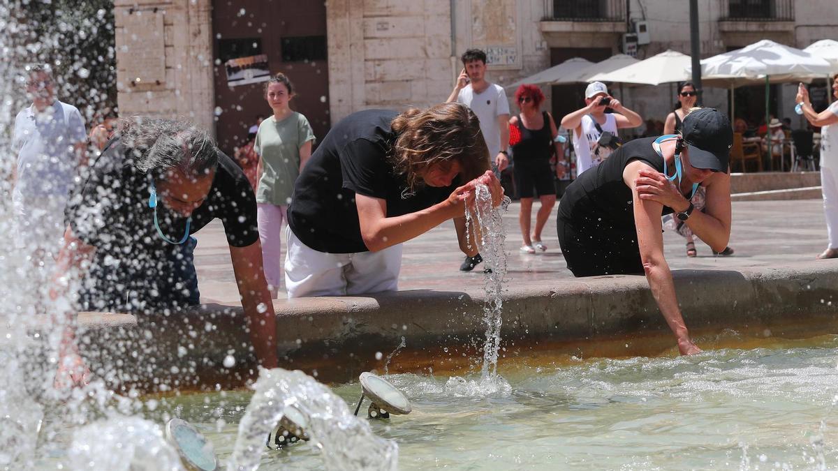 Imagen de archivo de calor en València.