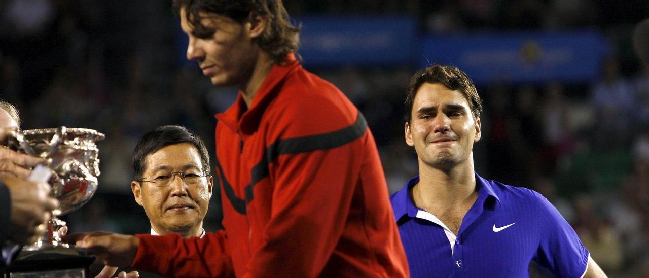 Rafa Nadal se impuso en cinco mangas a Roger Federer en la final del Abierto de Australia 2009