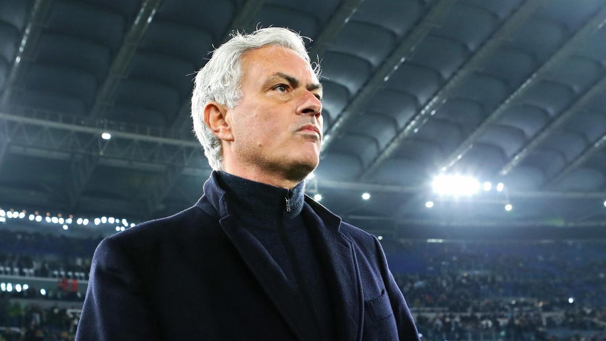 Jose Mourinho, en un partido con el Roma, su último club.