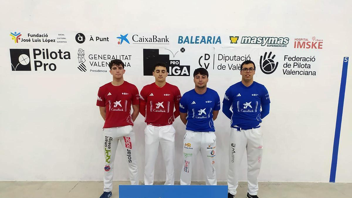Equips de Vinalesa i Petrer de la Lliga CaixaBank d'escala i corda Pro2