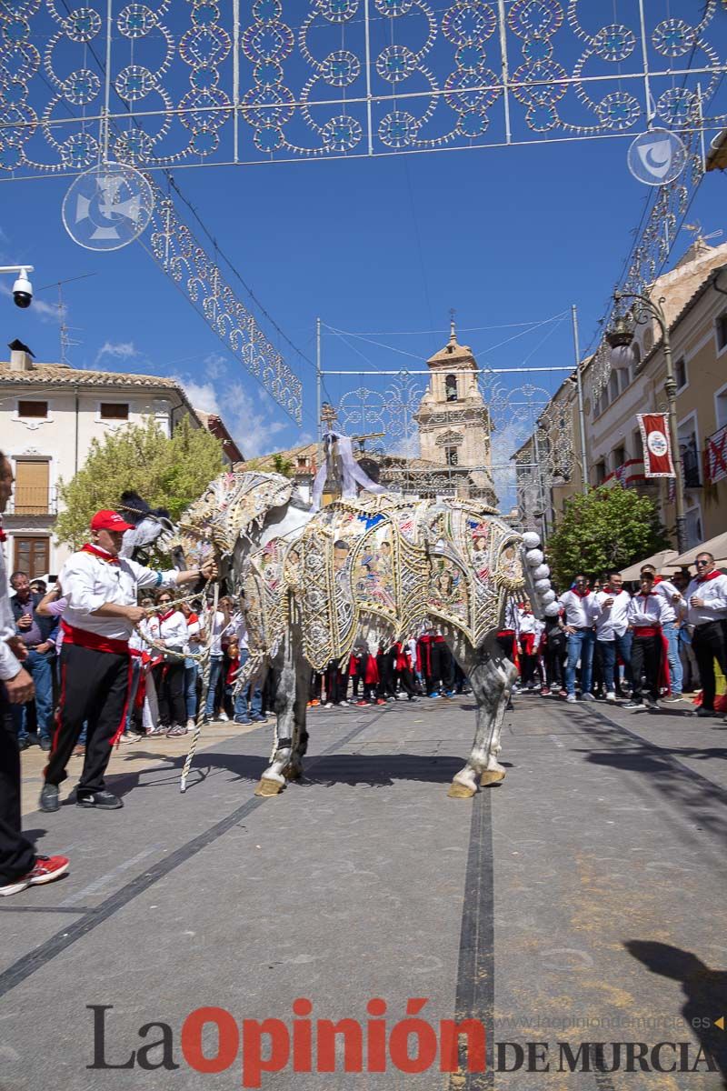 Recorrido Caballos del Vino día dos de mayo en Caravaca