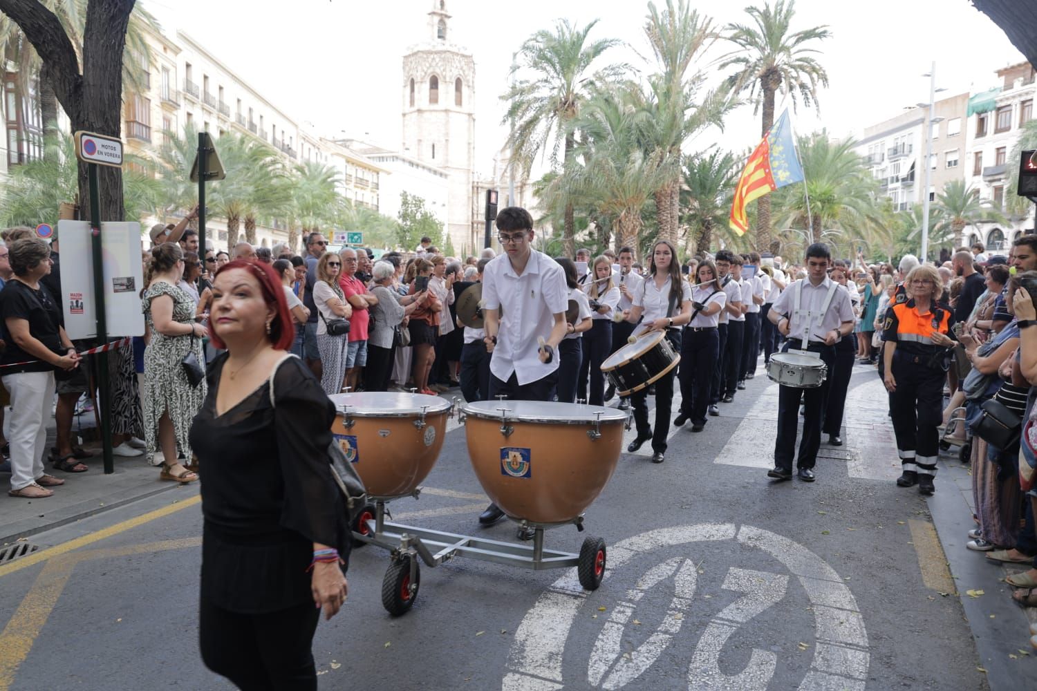 Trabucà en el centro de València
