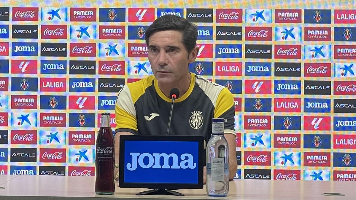 Marcelino García Toral, entrenador del Villarreal CF, durante la rueda de prensa previa al partido ante el Atlético de Madrid.