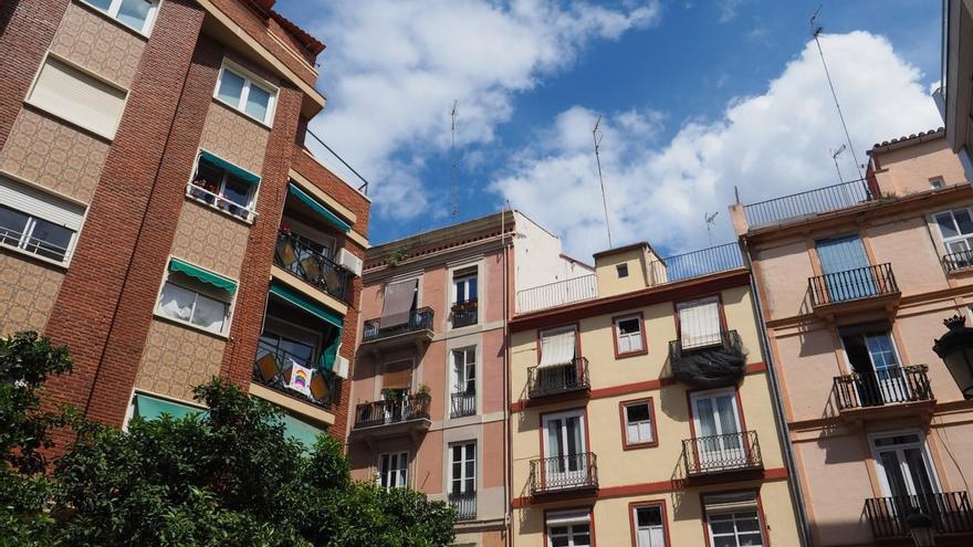 Imagen de archivo de viviendas en València.