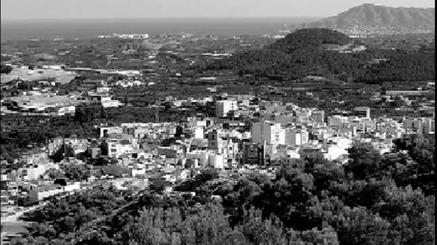 Una vista panorámica de Callosa d&#039;en Sarrià