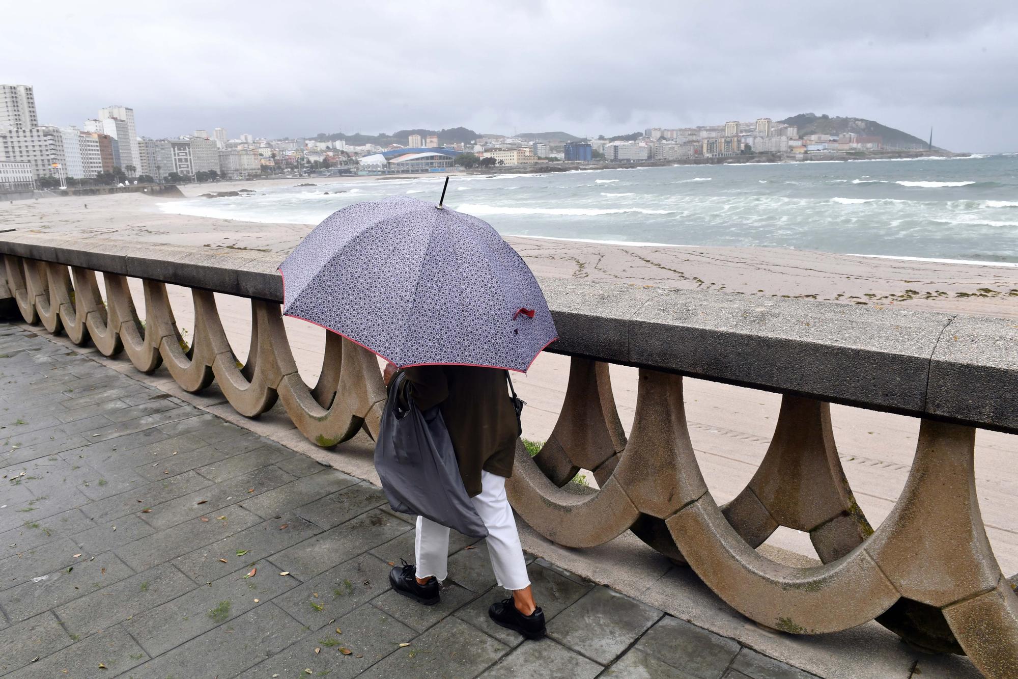 Minitemporal en A Coruña en pleno mes de junio