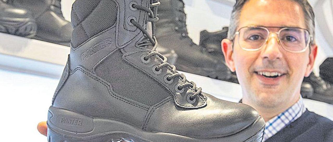 Bota para el ejército fabricada por la empresa Panter.