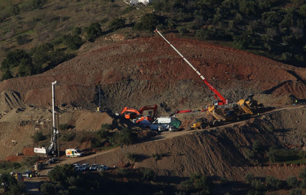 Los mineros afrontan los últimos metros de excavación para el rescate de Julen