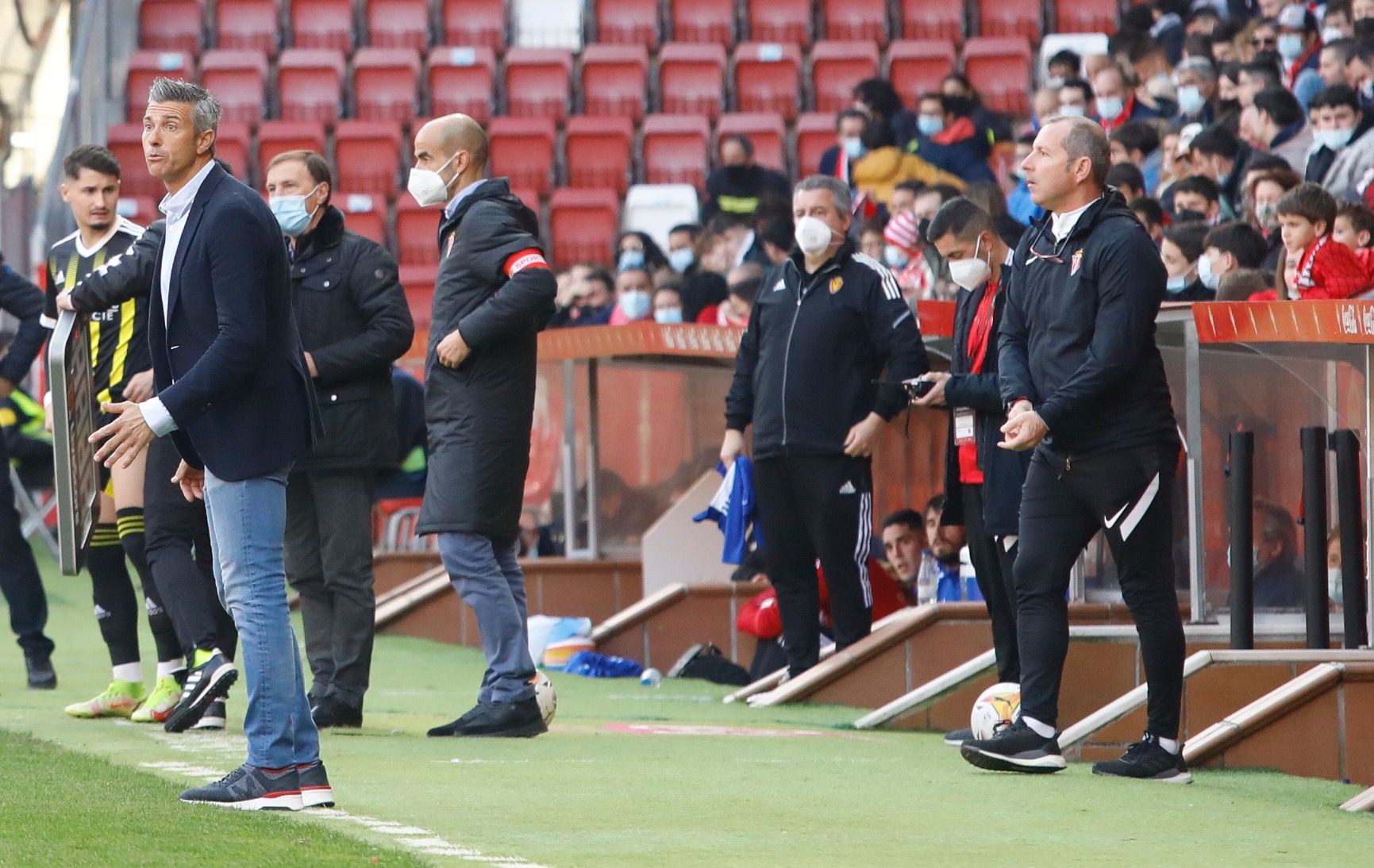 Sporting - Zaragoza, en imágenes