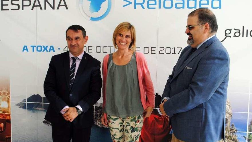 La inauguración del congreso que organiza Turismo de Galicia en la isla de A Toxa. // Muñiz