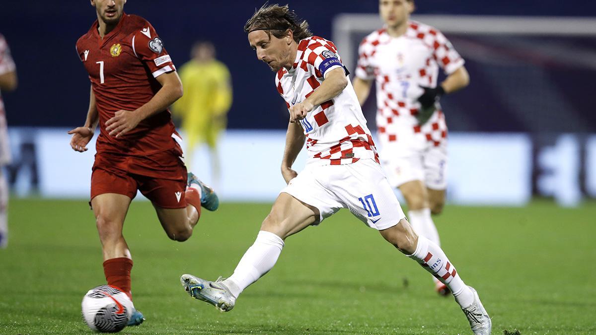 Modric, con Croacia