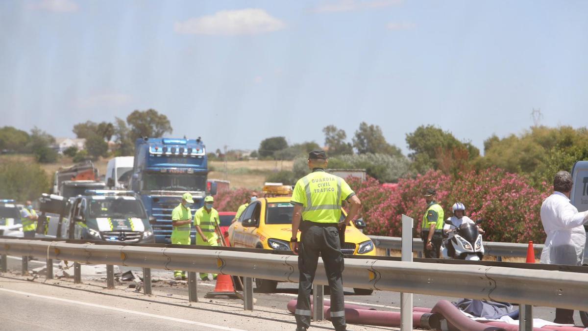 Retenciones en el lugar del accidente.