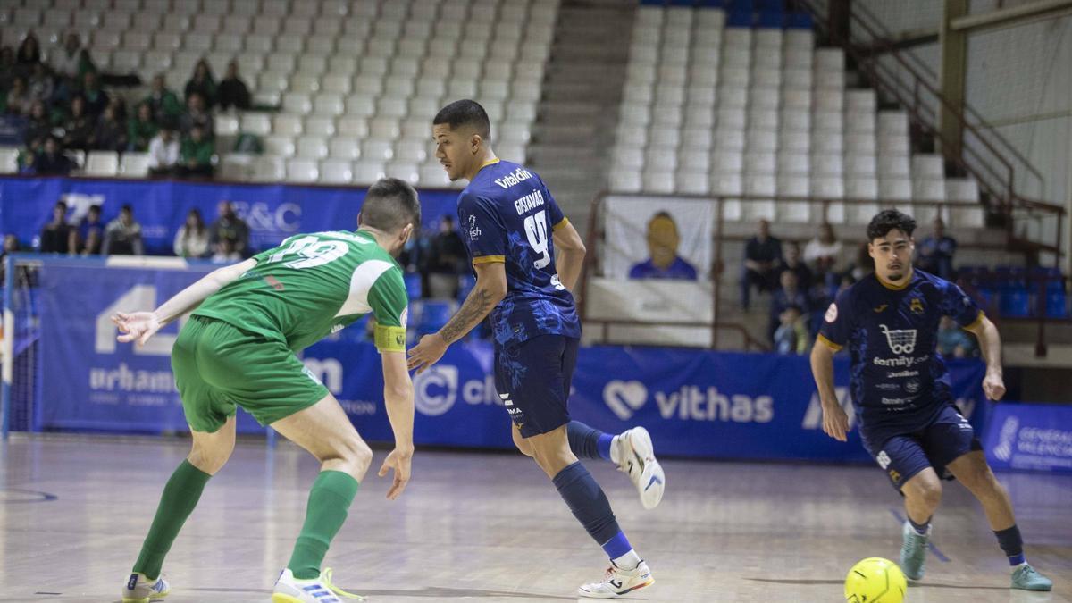 Un lance de un partido en el Palau.
