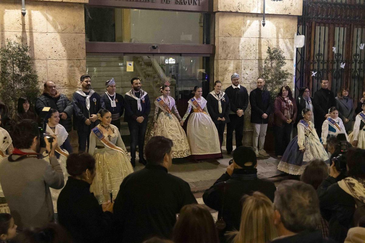 Las imágenes de la Nit d'Albaes en Sagunt