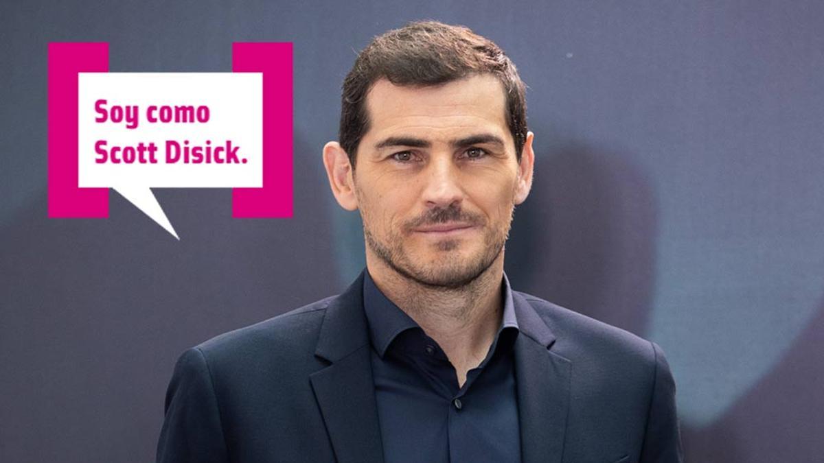 Iker Casillas con bocadillo cuore de Scott Disick