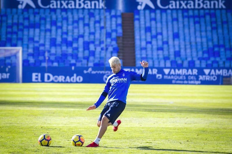 Entrenamiento de puertas abiertas del Real Zaragoza